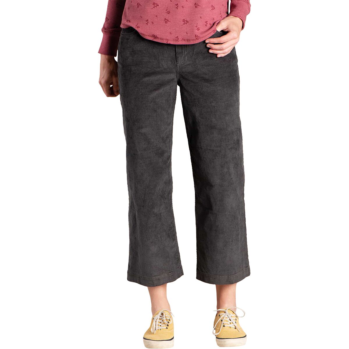 Toad&Co Toad&Co Karuna Cord Wide Leg Pant - Women's Brown Sugar, 2