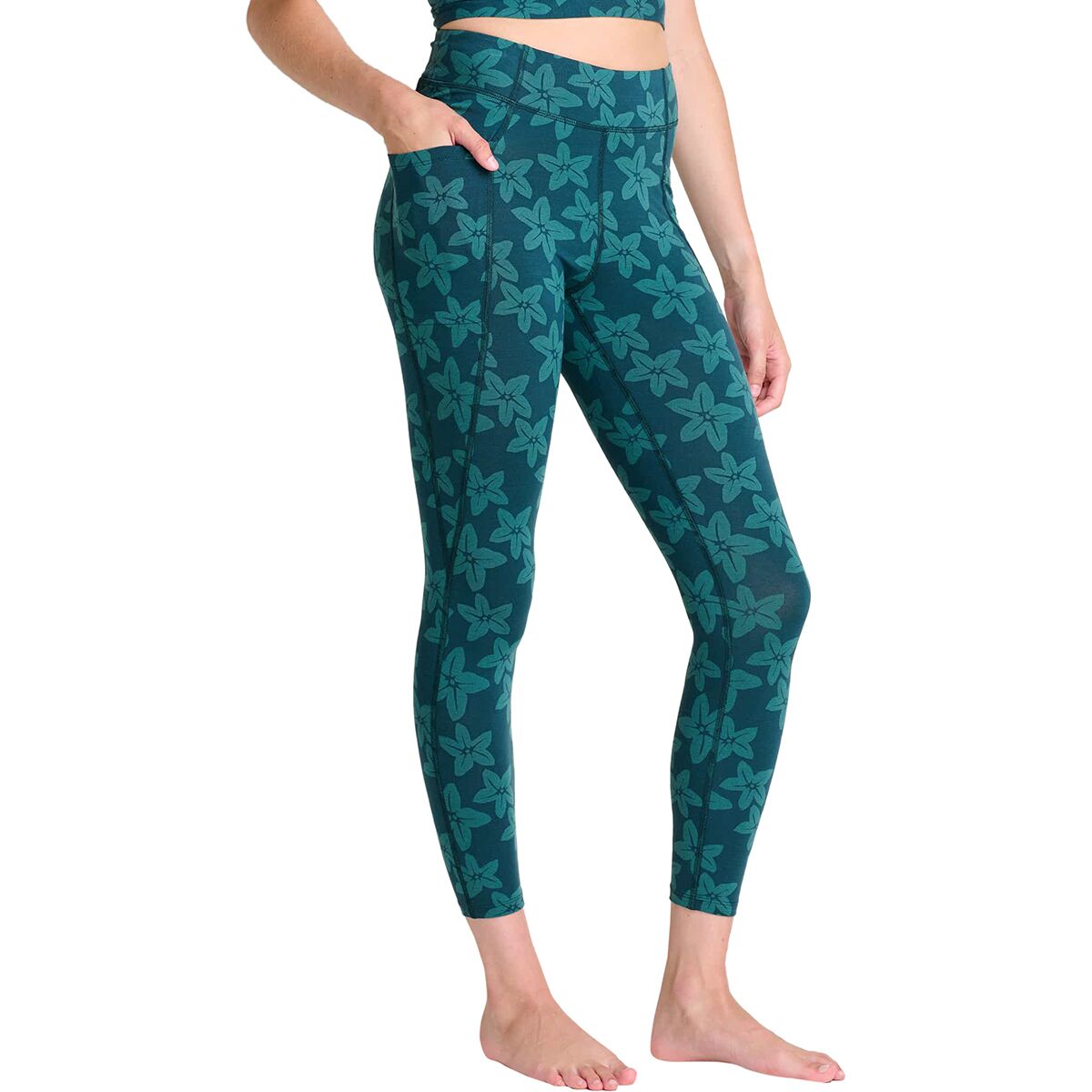 Toad&Co Toad&Co Terrane 7/8 Tight - Women's Jasper Large Floral Print, XS