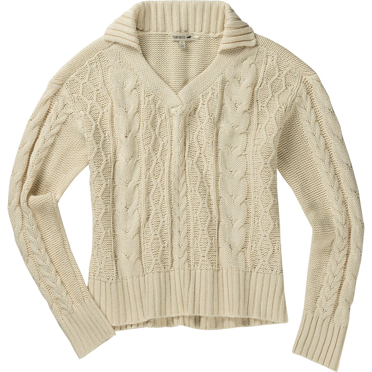 Toad&Co Toad&Co Bianca Cable Sweater - Women's Natural, M