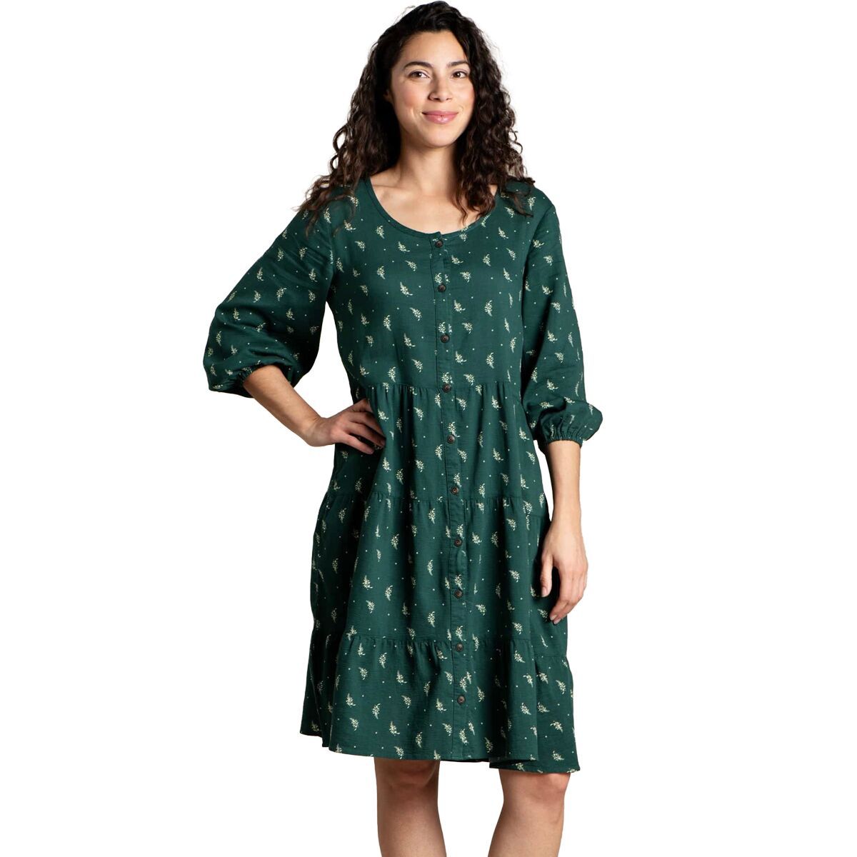 Toad&Co Manzana Tiered Long-Sleeve Dress - Women