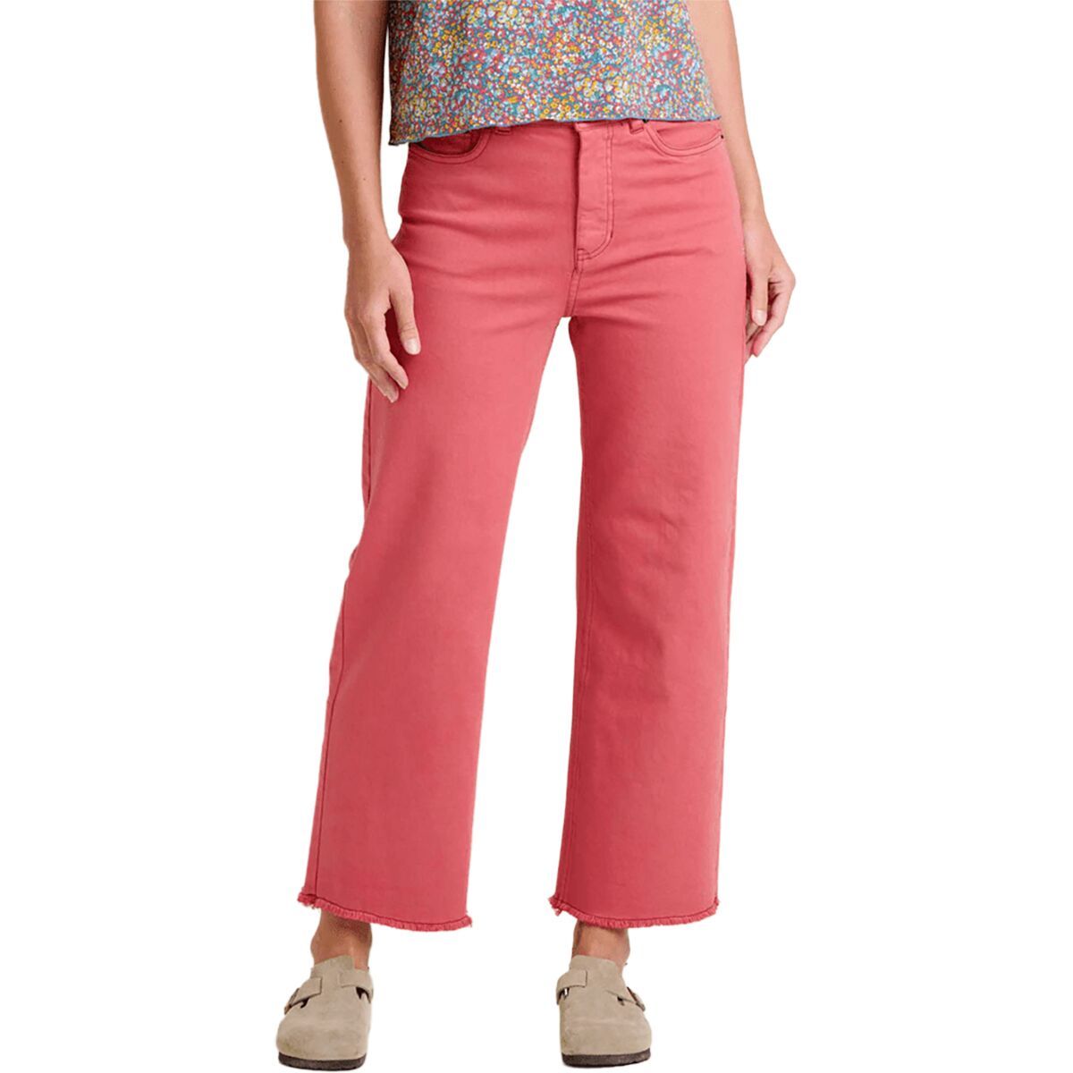 Image of Toad&Co Balsam Seeded Cutoff Pant - Women's Dusty Cedar, 4