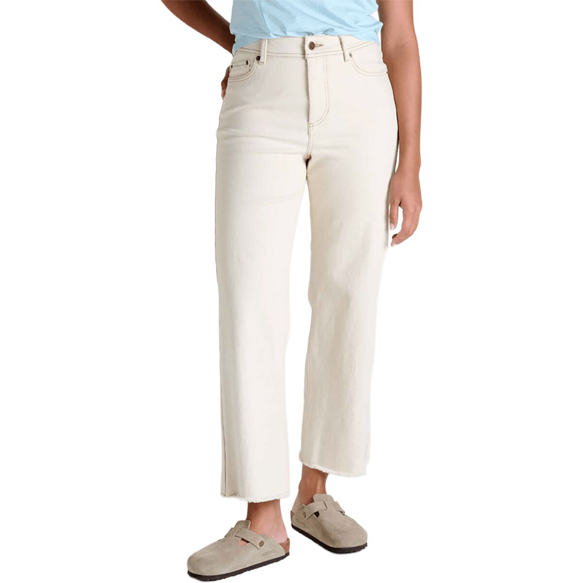 Image of Toad&Co Balsam Seeded Cutoff Pant - Women's Natural Ii, 14