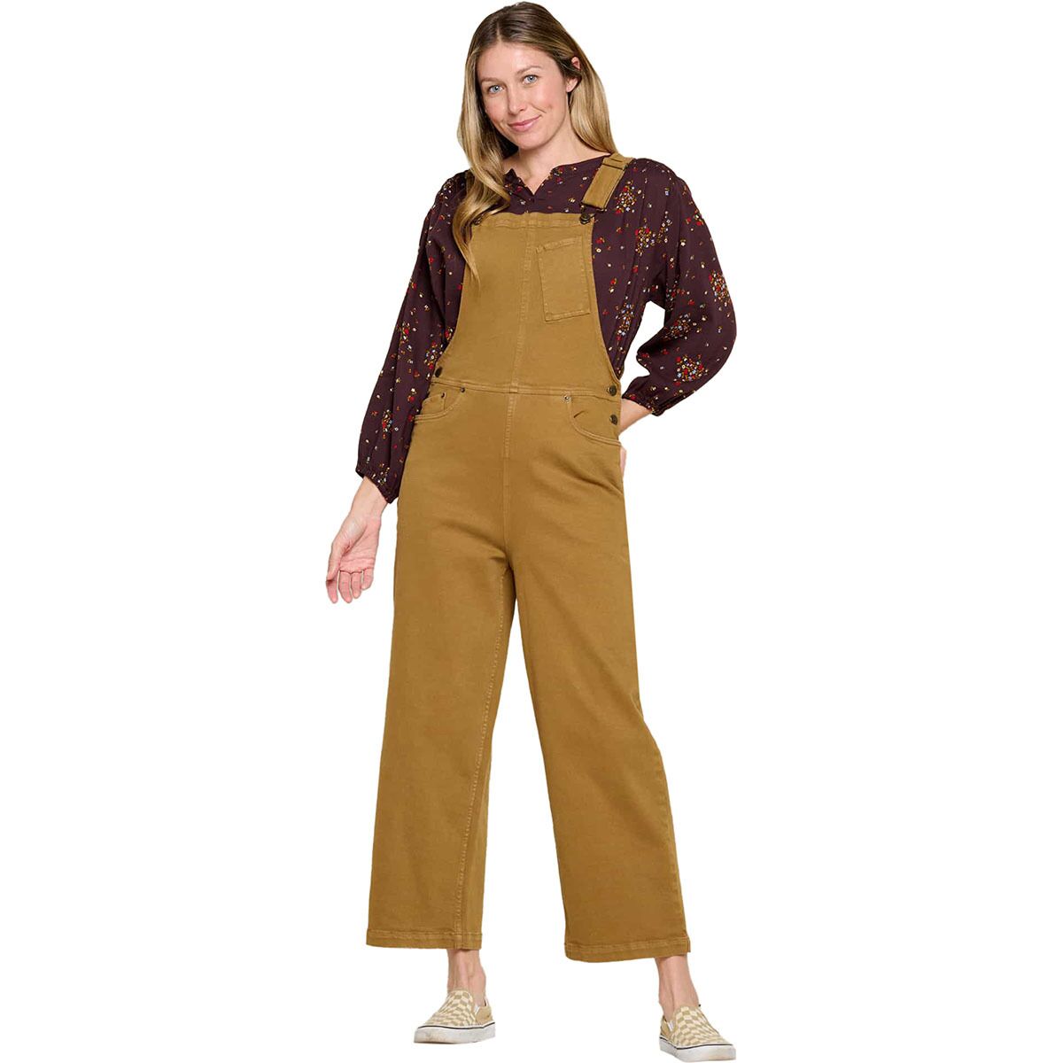 Toad&Co Toad&Co Balsam Seeded Denim Overall - Women's Honey Brown, XL