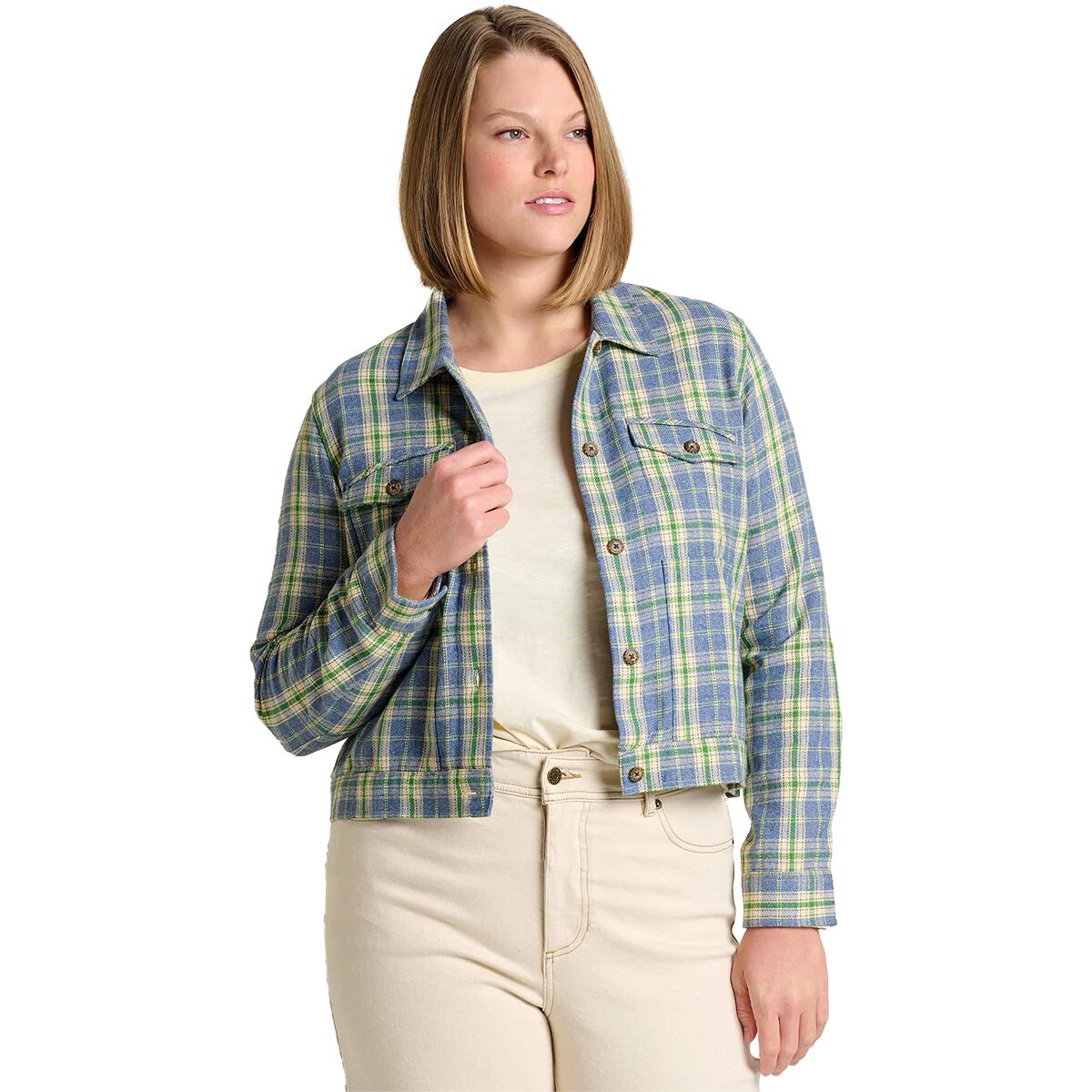 Image of Toad&Co Bodie Shirt Jacket - Women's Cornflower, XL