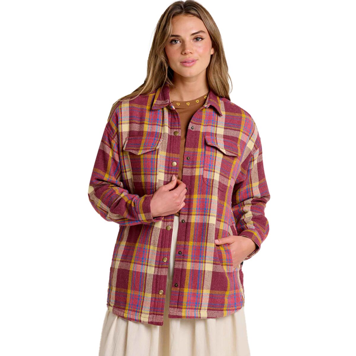 Image of Toad&Co Conifer Shirt Jacket - Women's Dusty Cedar, M