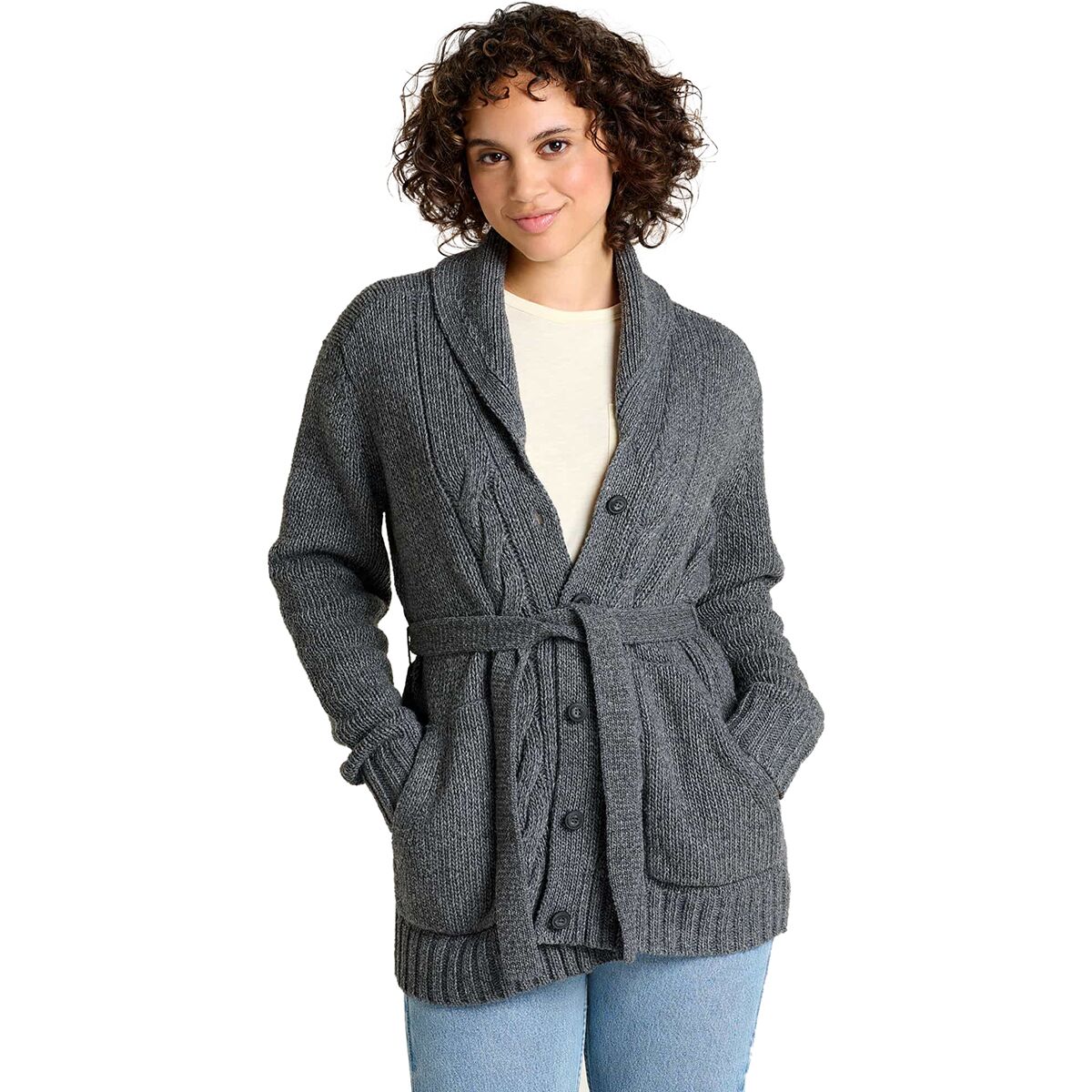 OHGA SHAGGY CORDIGAN グレー Toad&Co Ginn Cable Cardigan - Women's - Clothing