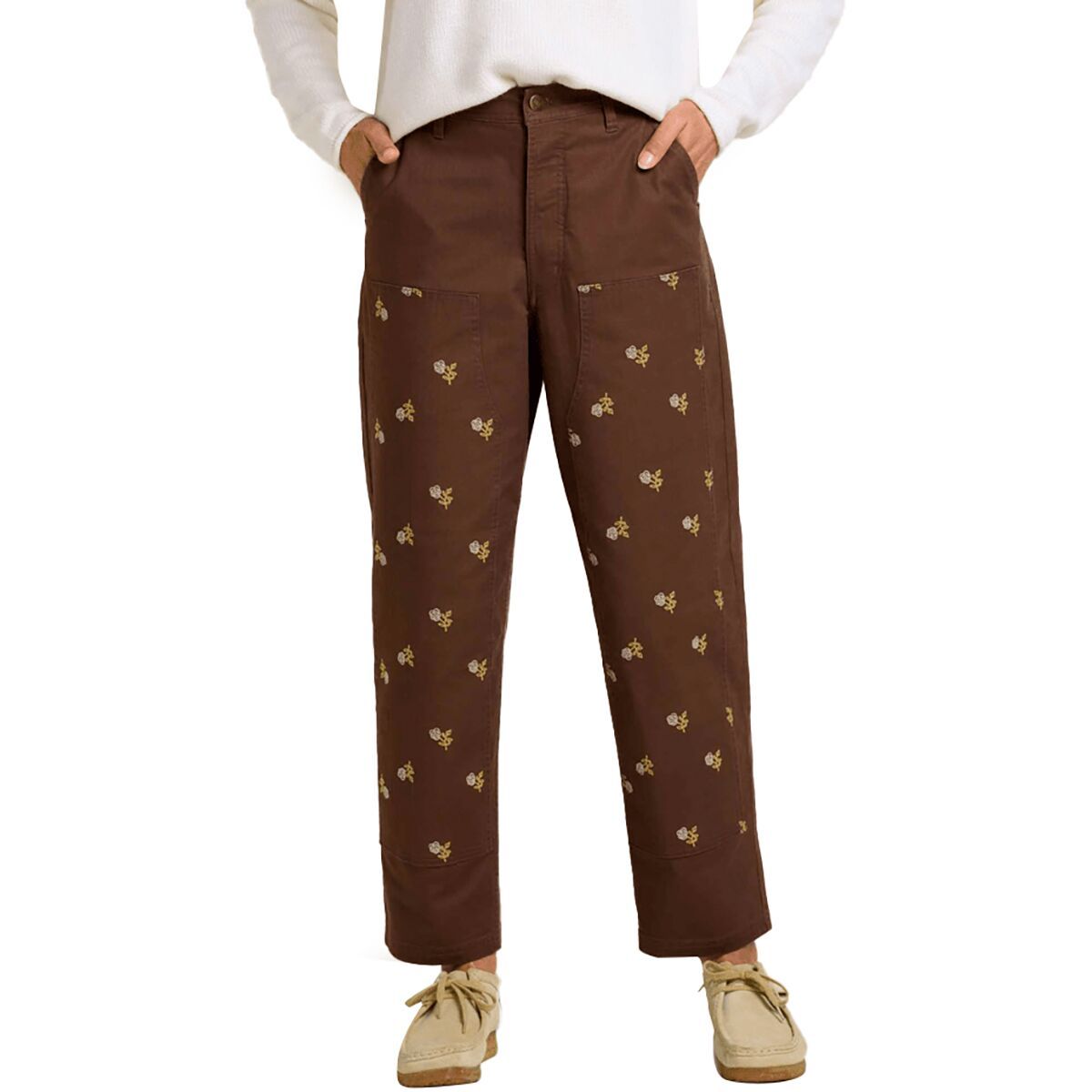 Image of Toad&Co Juniper Utility Pant - Women's Chestnut Embroidery, 12