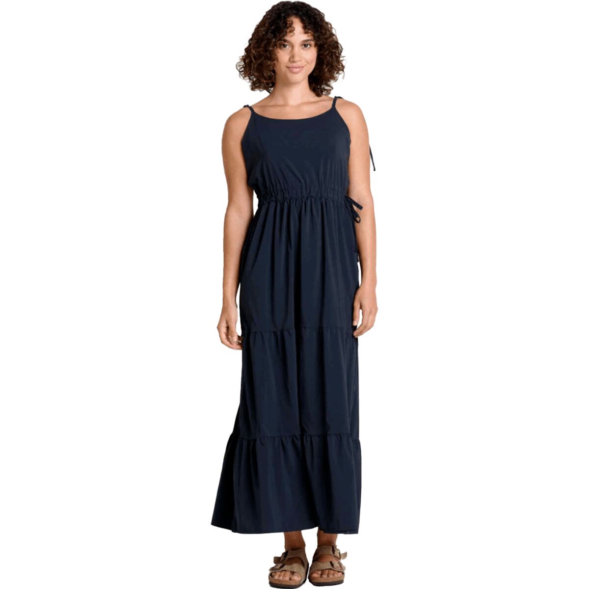 Image of Toad&Co Sunkissed Tiered Sleeveless Dress - Women's Black, XL