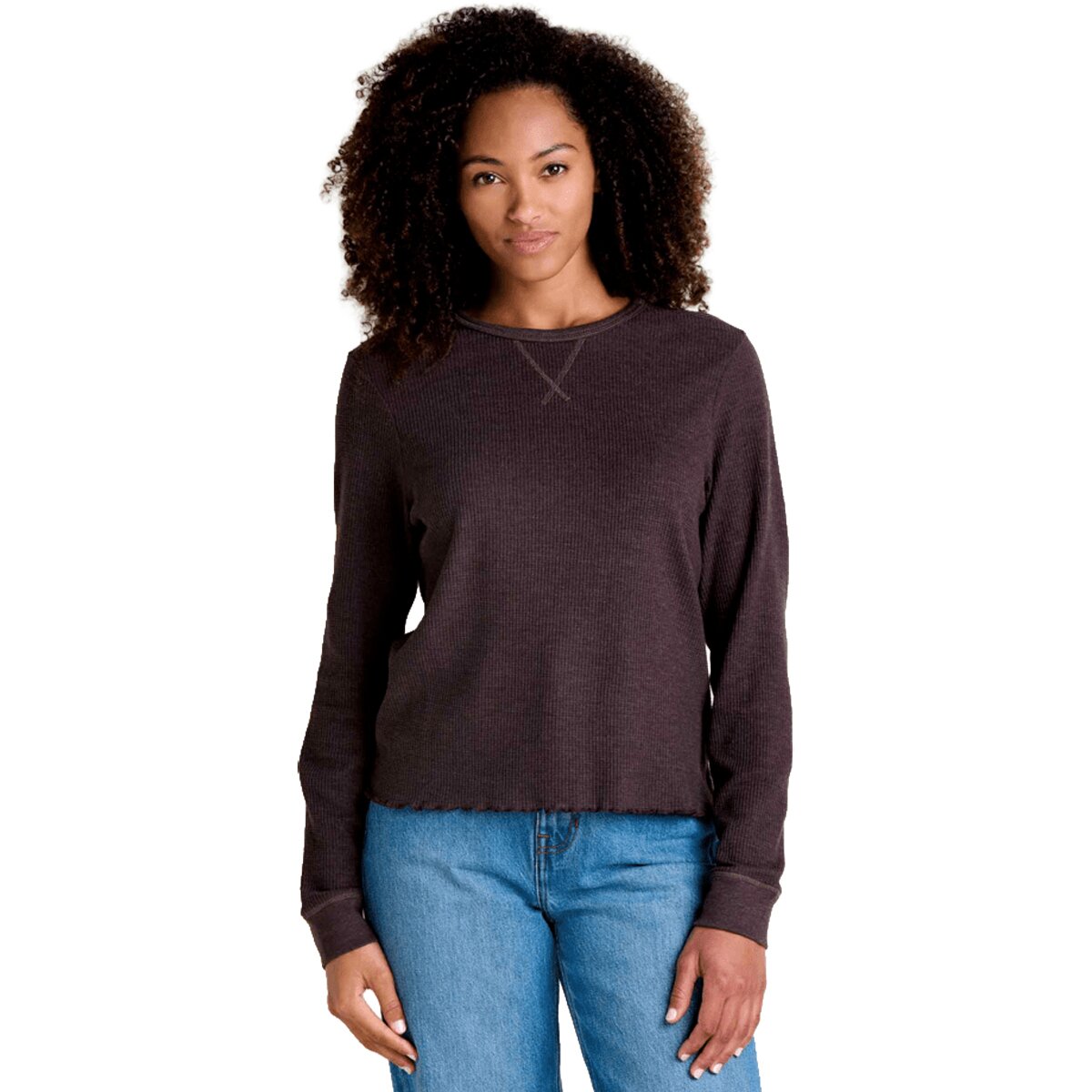 Image of Toad&Co Foothill II Long-Sleeve Crew - Women's Raisin, XL