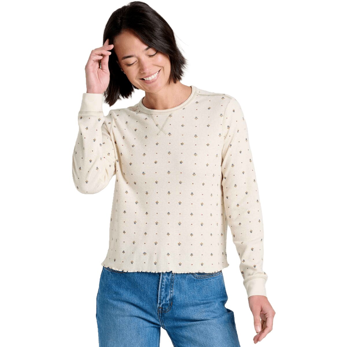 Image of Toad&Co Foothill II Long-Sleeve Crew - Women's Salt Print, L