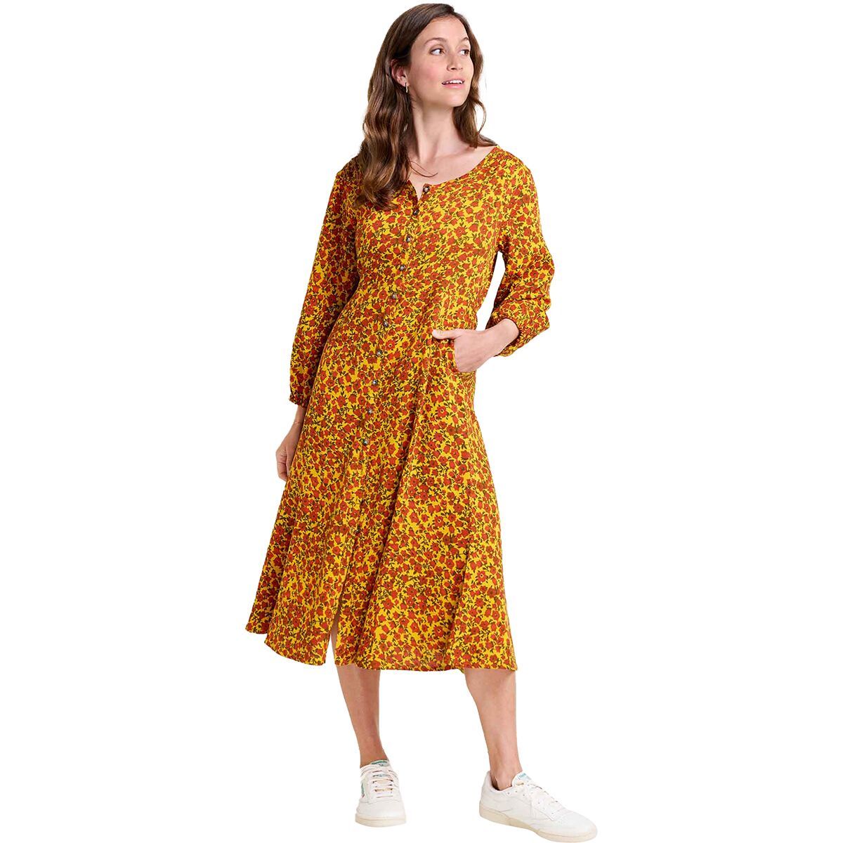 Toad&Co Manzana Paneled Midi Long-Sleeve Dress - Women