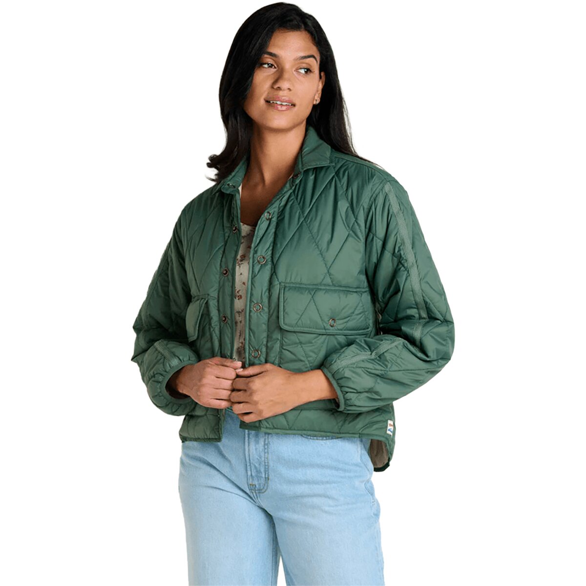 Image of Toad&Co Roame Reversible Jacket - Women's Cilantro & Dust, L