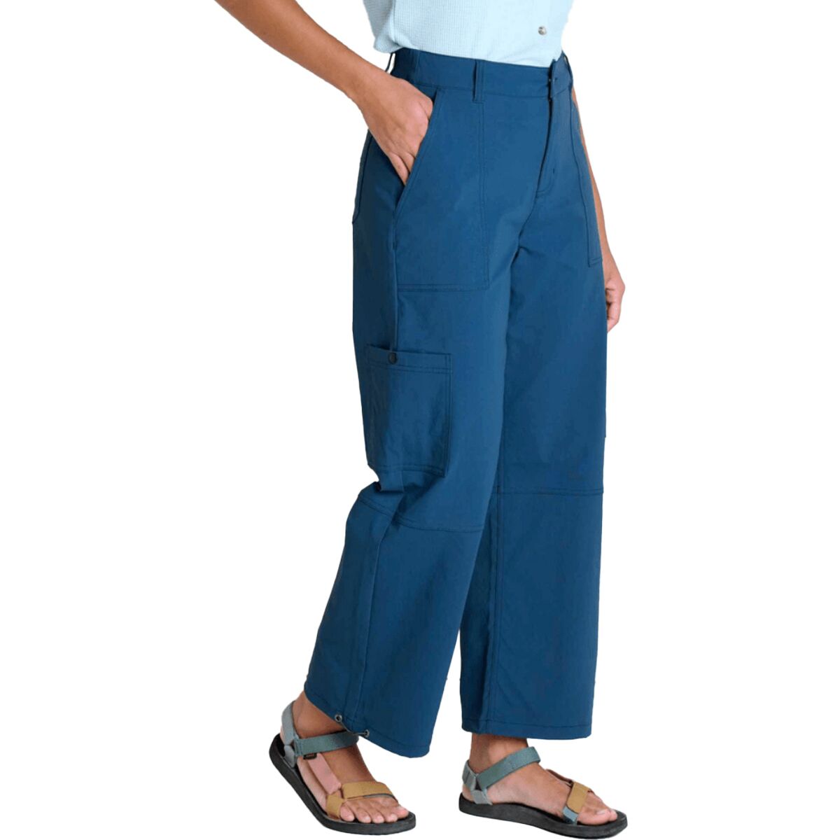 Image of Toad&Co Rover Wide Leg Pant - Women's Midnight, 2