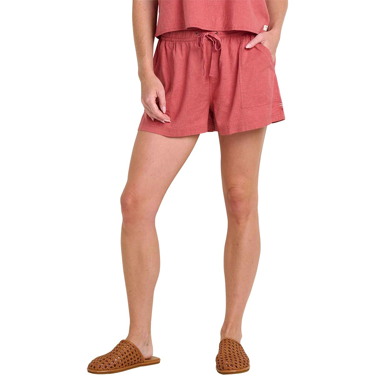 Image of Toad&Co Taj Hemp Pull-On Short - Women's Dusty Cedar, L