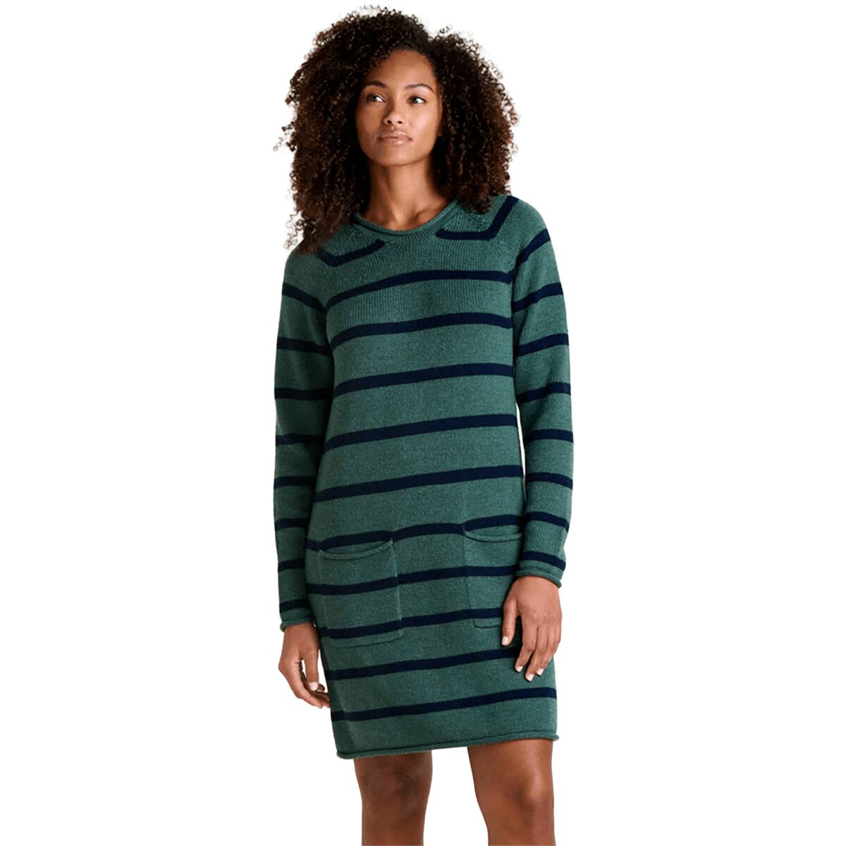 Image of Toad&Co Alpineglo Sweater Dress - Women's Cilantro Pattern, L