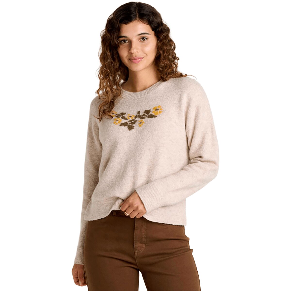 Image of Toad&Co Wasatch Crew Sweater - Women's Limestone Pattern, S