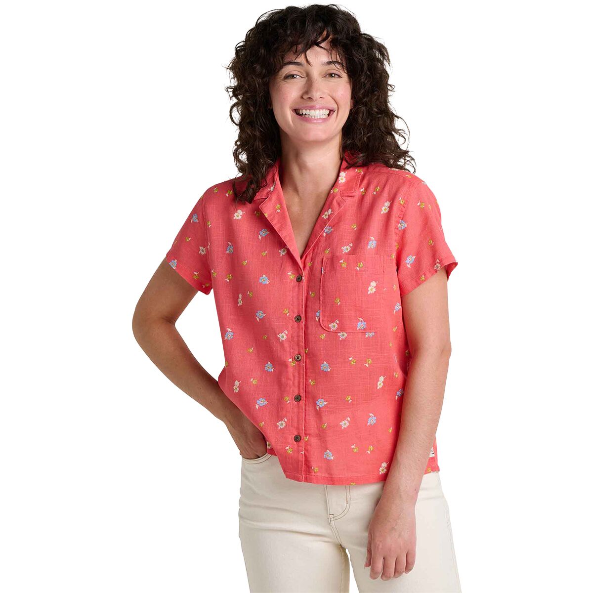 Toad&Co Toad&Co Camp Cove Shirt - Women's Crabapple Print, M