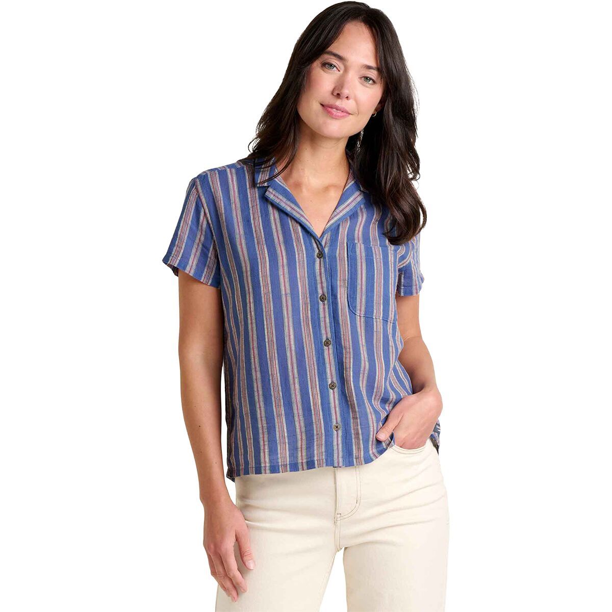 Image of Toad&Co Camp Cove Shirt - Women's River Pattern, S