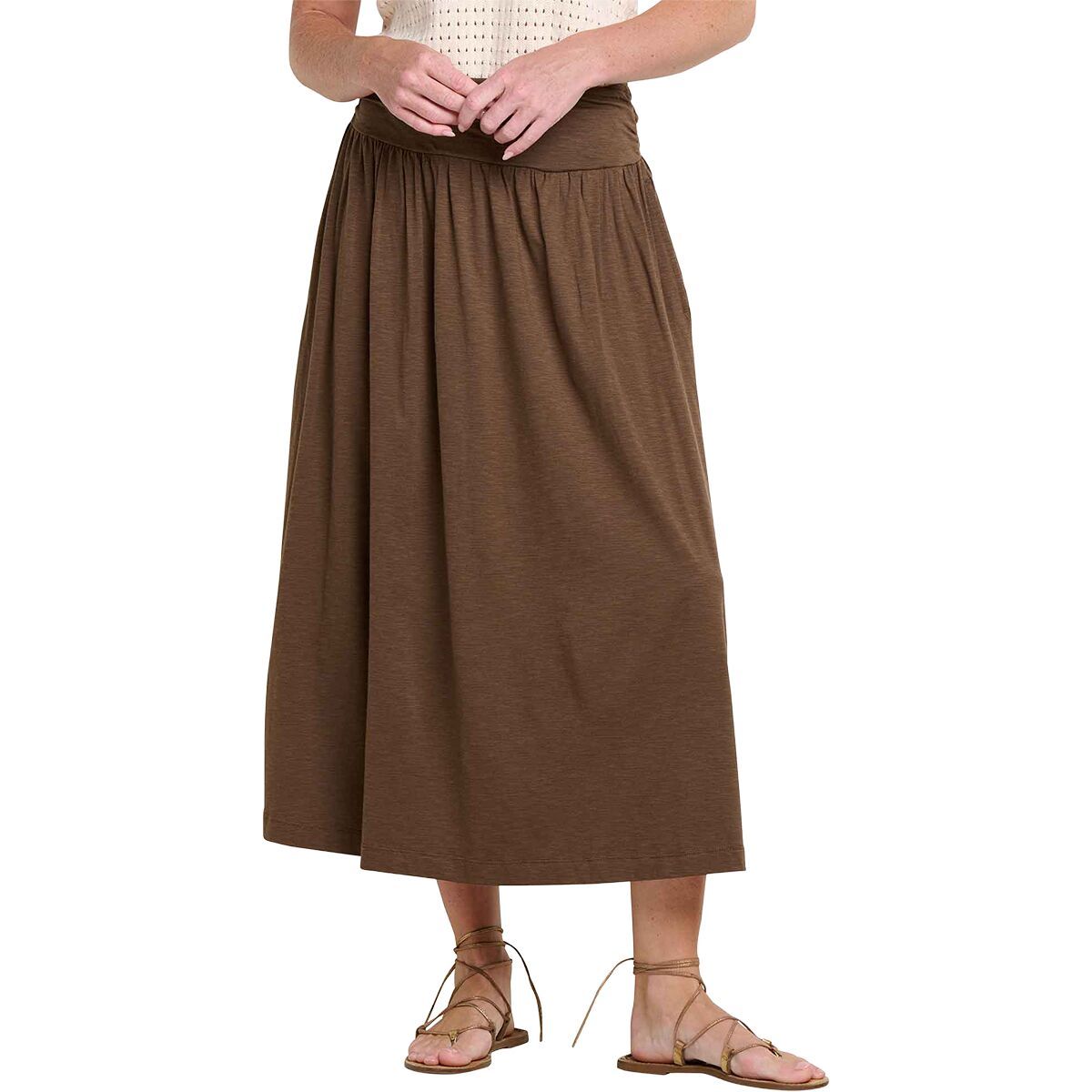 Image of Toad&Co Chaka Midi Skirt - Women's Earth, XL