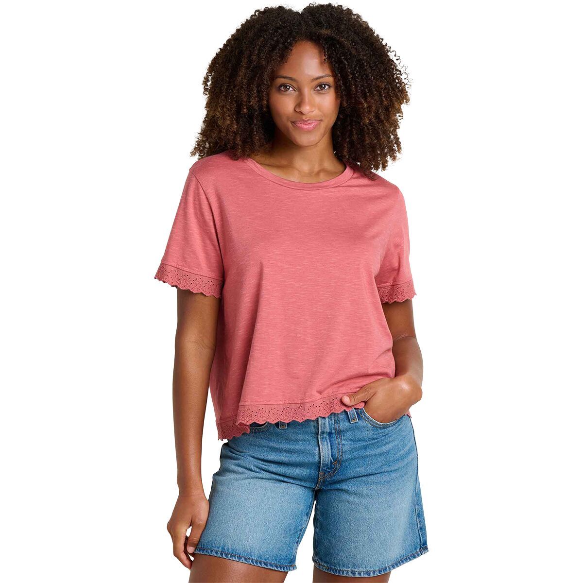 Image of Toad&Co Clara T-Shirt - Women's Dusty Cedar, S
