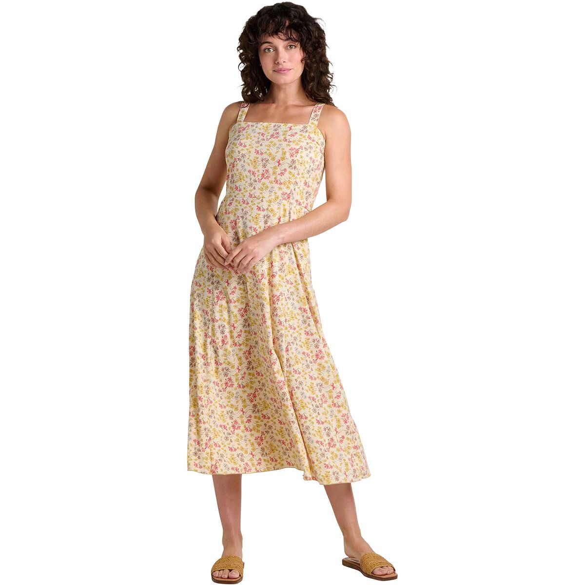 Image of Toad&Co Sunkissed Tank Midi Dress - Women's Barley Print, L