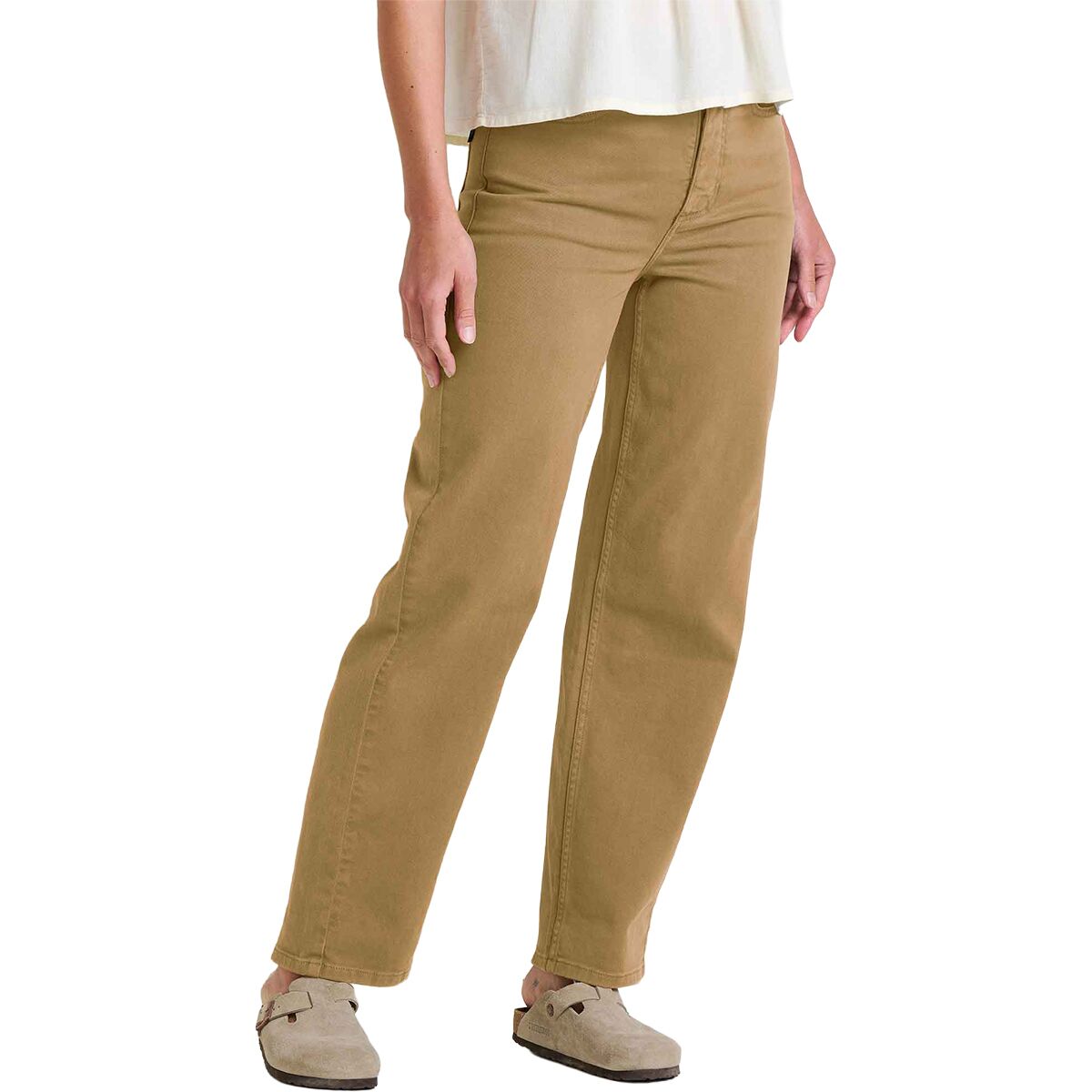 Image of Toad&Co Tamarack Straight Jean - Women's Khaki, 10