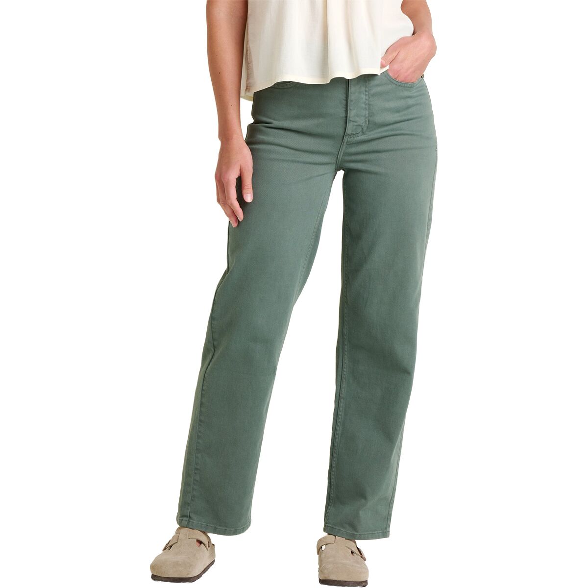 Image of Toad&Co Tamarack Straight Jean - Women's Laurel, 12