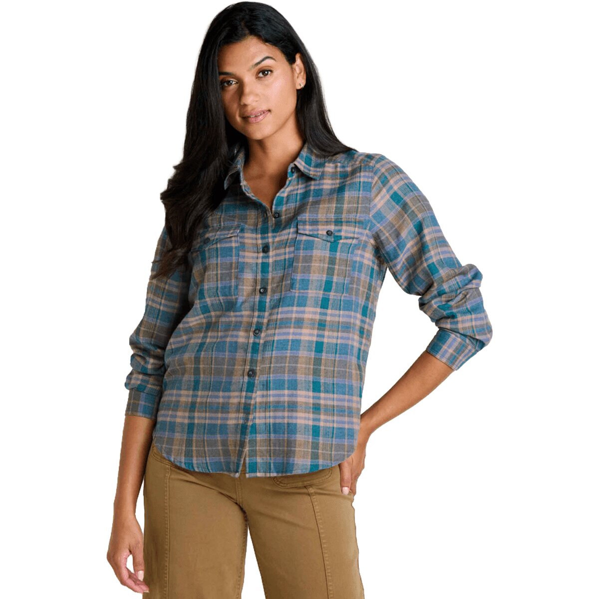 Image of Toad&Co Re-Form Long-Sleeve Shirt - Women's Twilight Pattern, XS