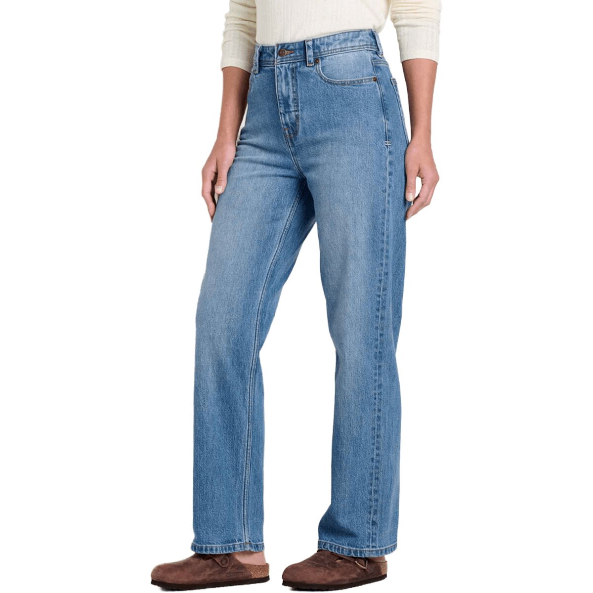 Image of Toad&Co Tamarack Straight Blue Jean - Women's Tahoe, 2