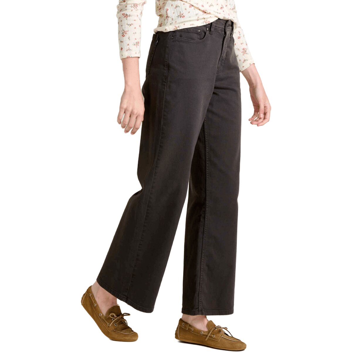 Toad&Co Toad&Co Tamarack Wide Leg Jean - Women's Carbon, 10