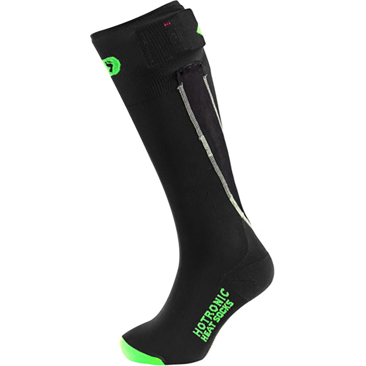 Image of Hotronic Surround Thin Heat Socks Only XLP Black/Lime, XS
