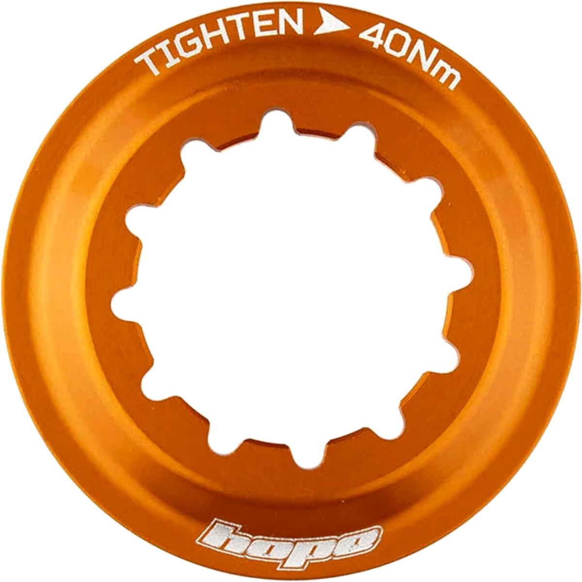 Image of Hope Center Lock Disc Lockring Orange, One Size