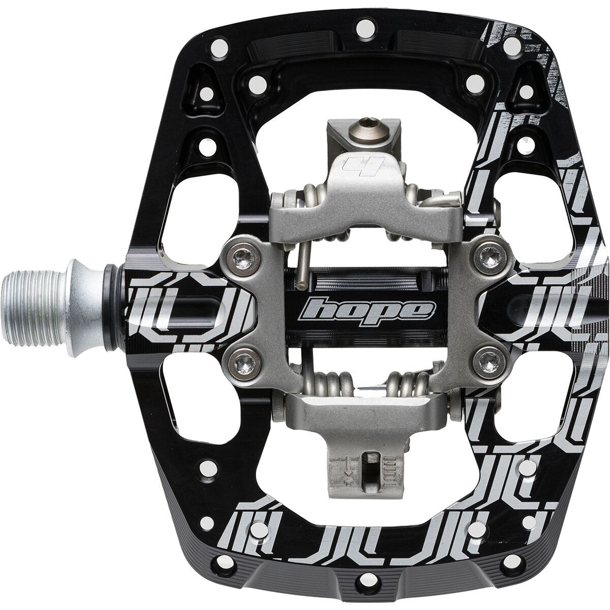 Image of Hope GC Union Clip Pedals Black, Dual Sided Clipless with Platform