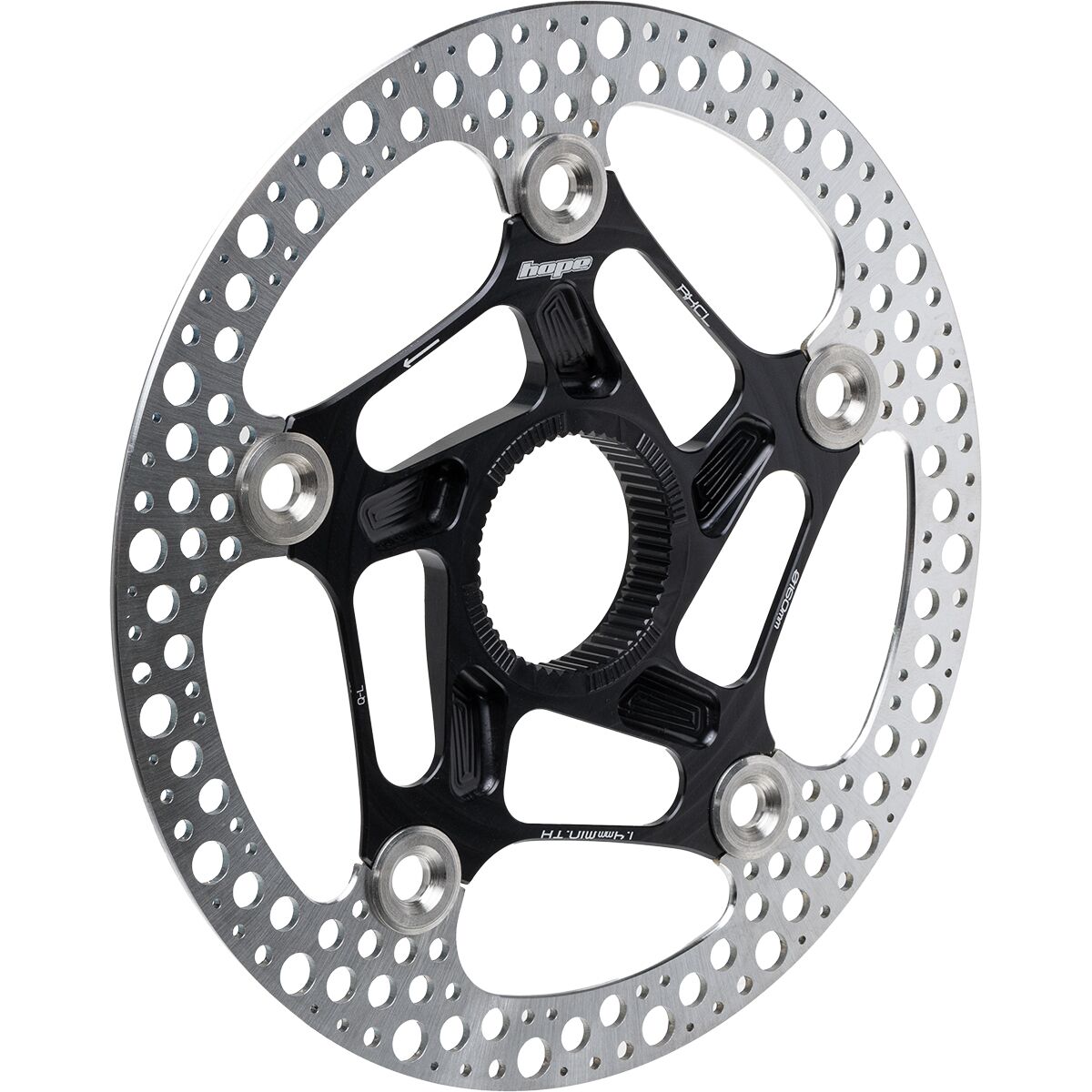 Image of Hope RX Center Lock Disc Rotor Black, 140mm