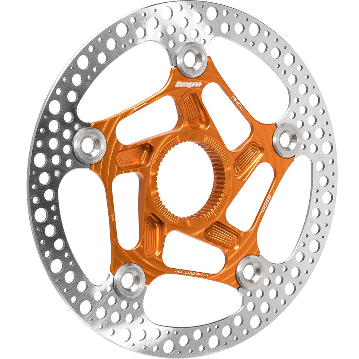 Image of Hope RX Center Lock Disc Rotor Orange, 160mm