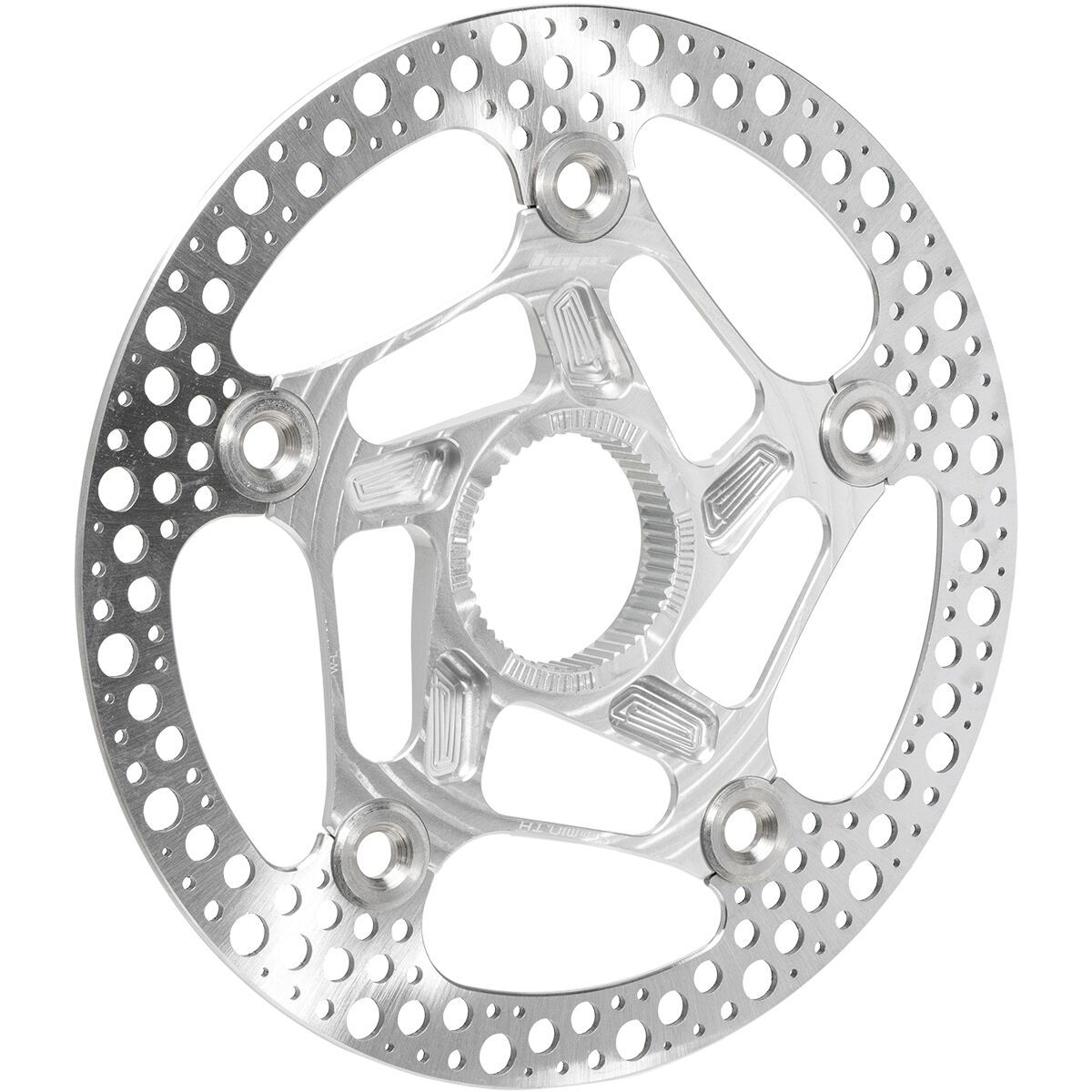 Image of Hope RX Center Lock Disc Rotor Silver, 140mm