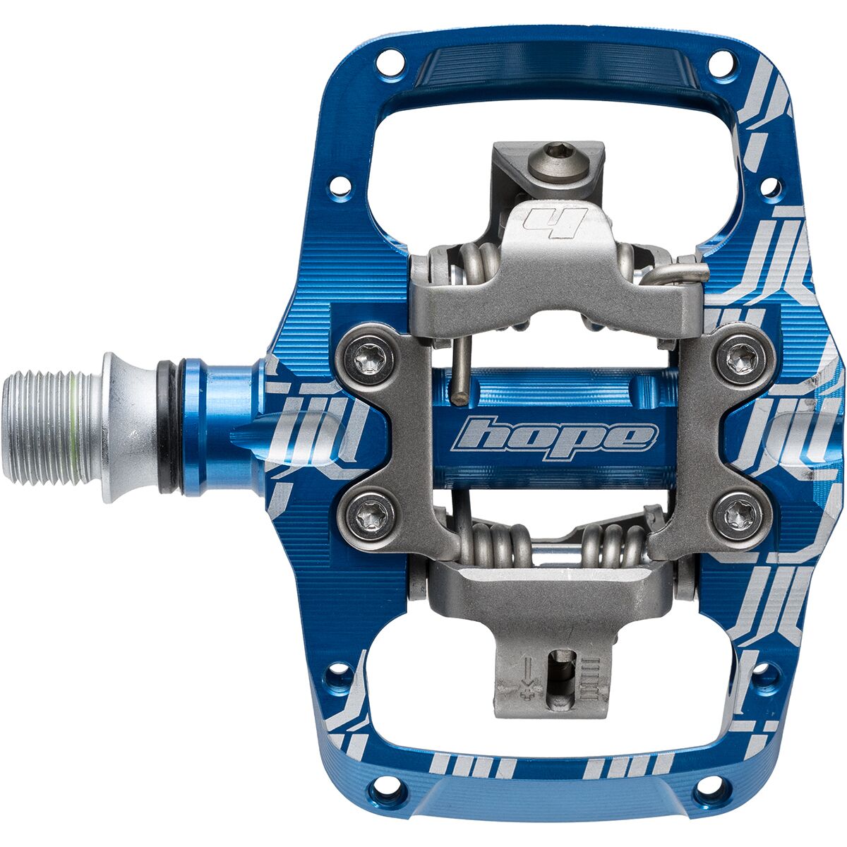 Image of Hope TC Union Dual Sided Clip Pedals Blue, One Size