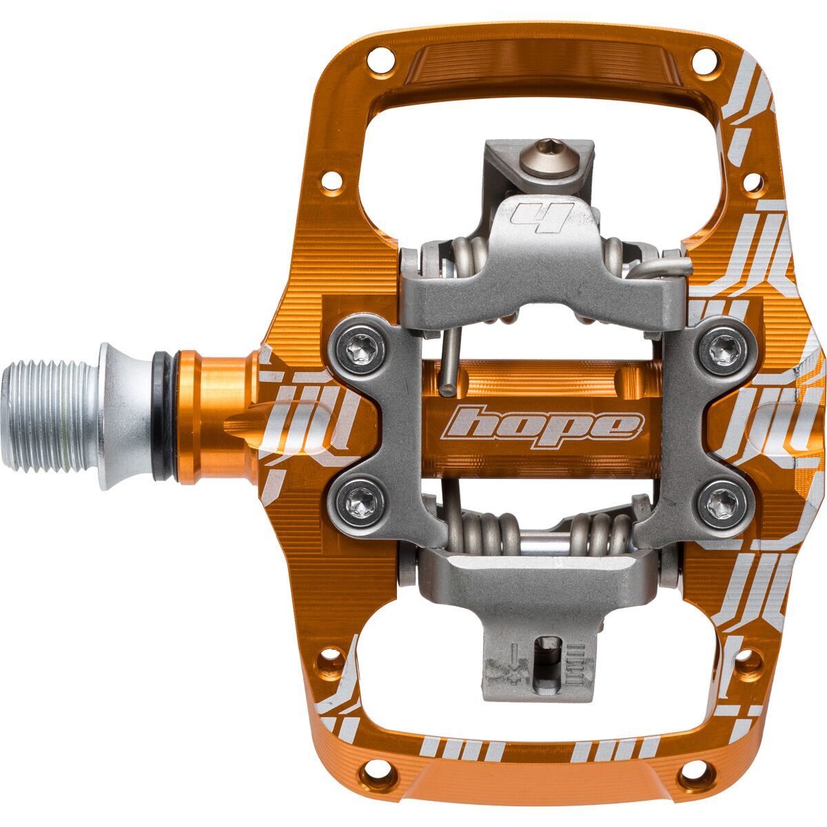 Image of Hope TC Union Dual Sided Clip Pedals Orange, One Size