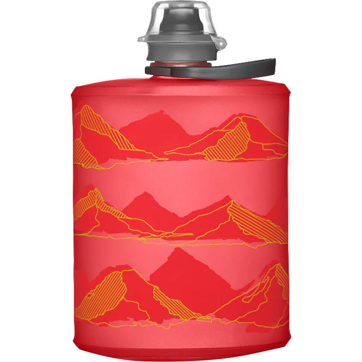 Image of Hydrapak Stow 500ml Mountain Edition Water Bottle Mountain Edition Redwood, One Size