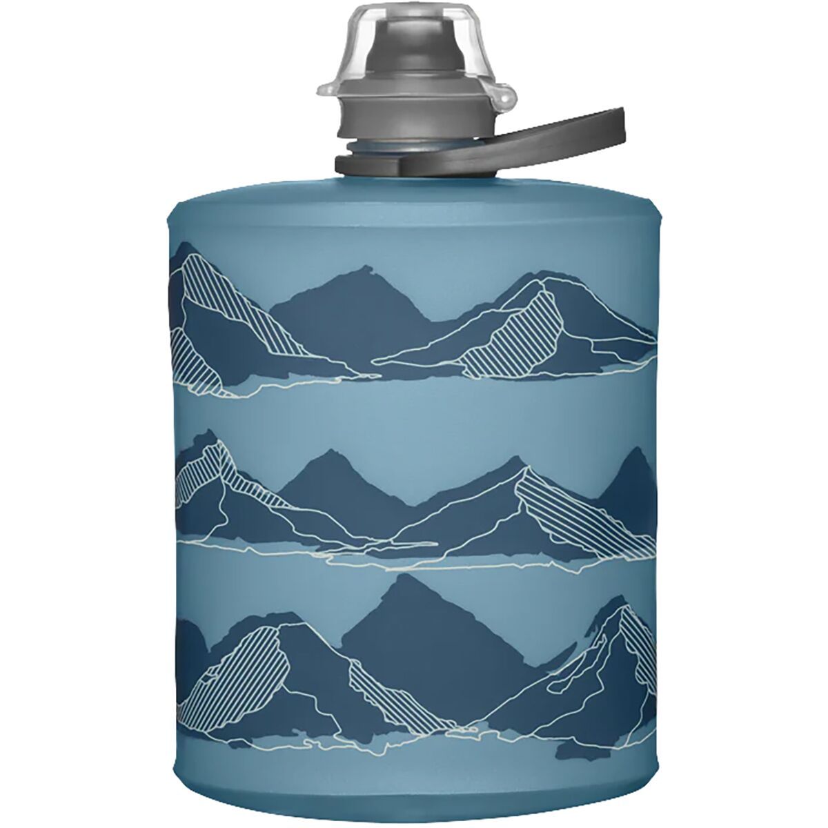 Image of Hydrapak Stow 500ml Mountain Edition Water Bottle Mountain Edition Tahoe, One Size