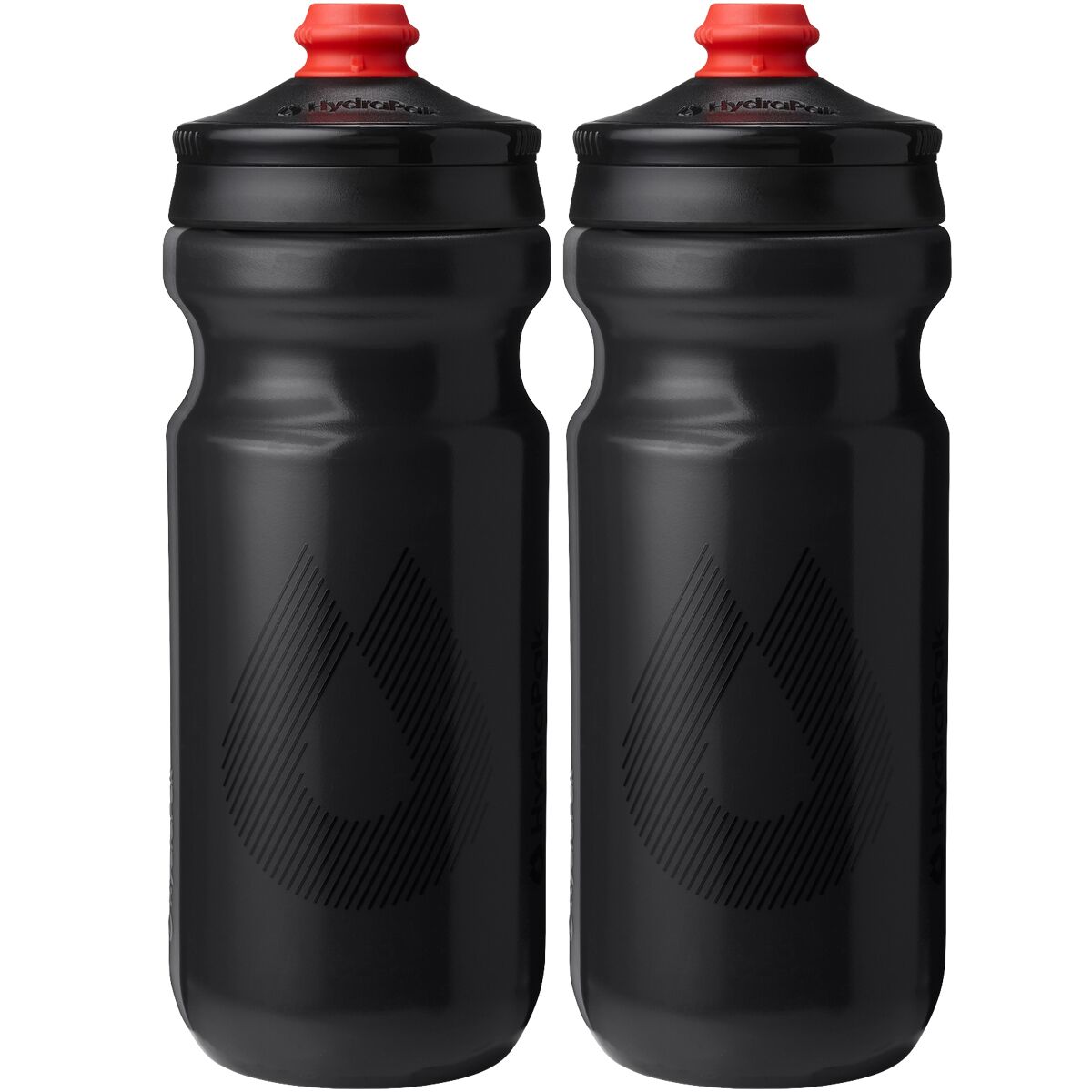 Hydrapak Breakaway Surge 20oz Water Bottle - 2 Pack Charcoal
