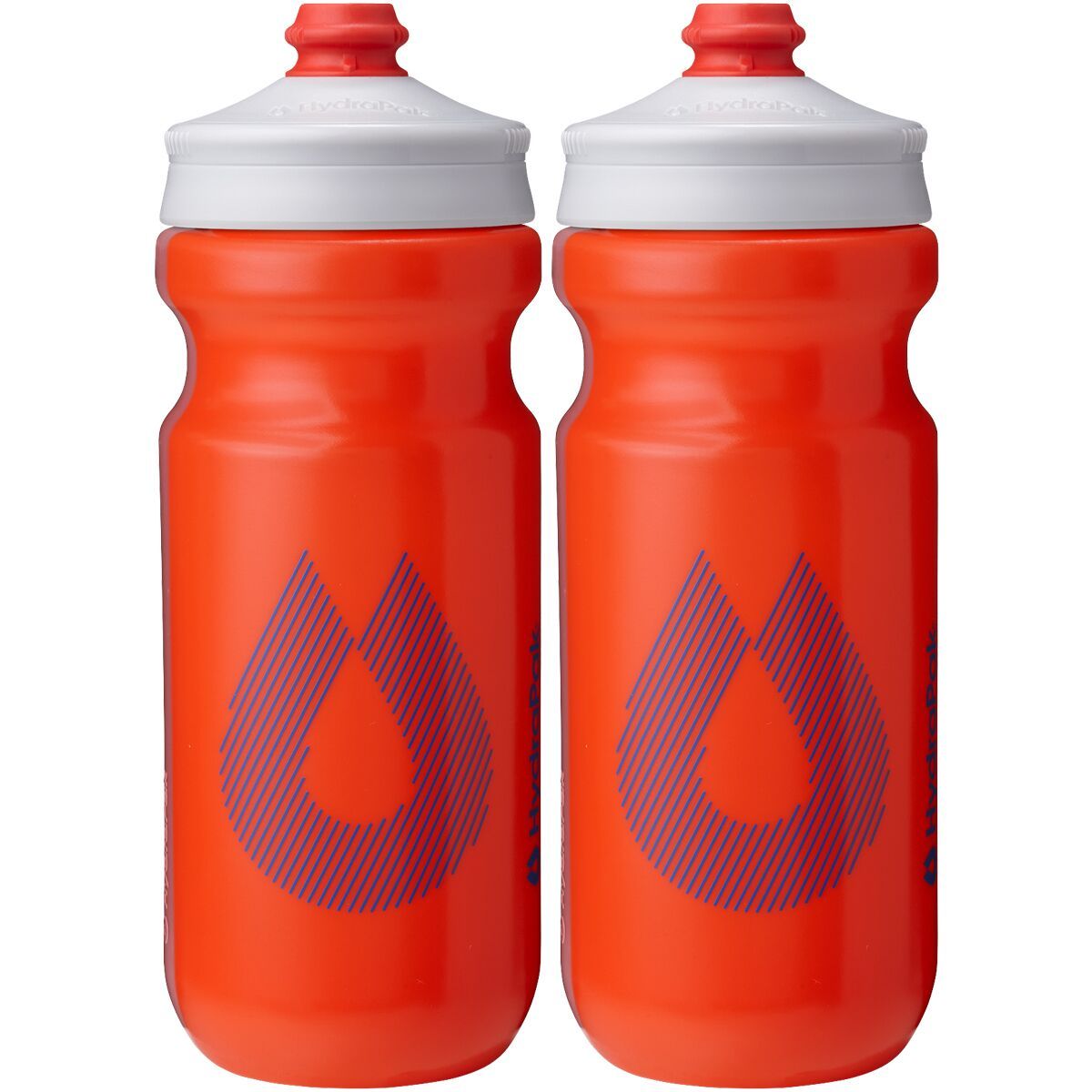 Image of Hydrapak Breakaway Surge 20oz Water Bottle - 2 Pack Orange, One Size