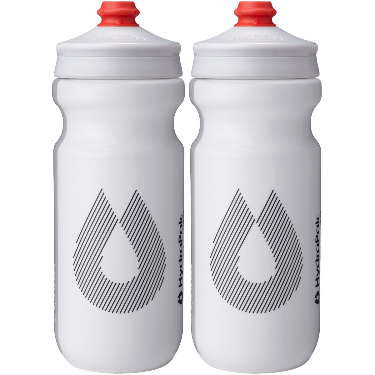 Hydrapak Breakaway Surge 20oz Water Bottle - 2 Pack White