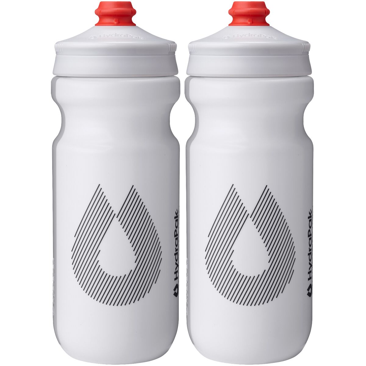 Hydrapak Breakaway Surge 20oz Water Bottle - 2 Pack White