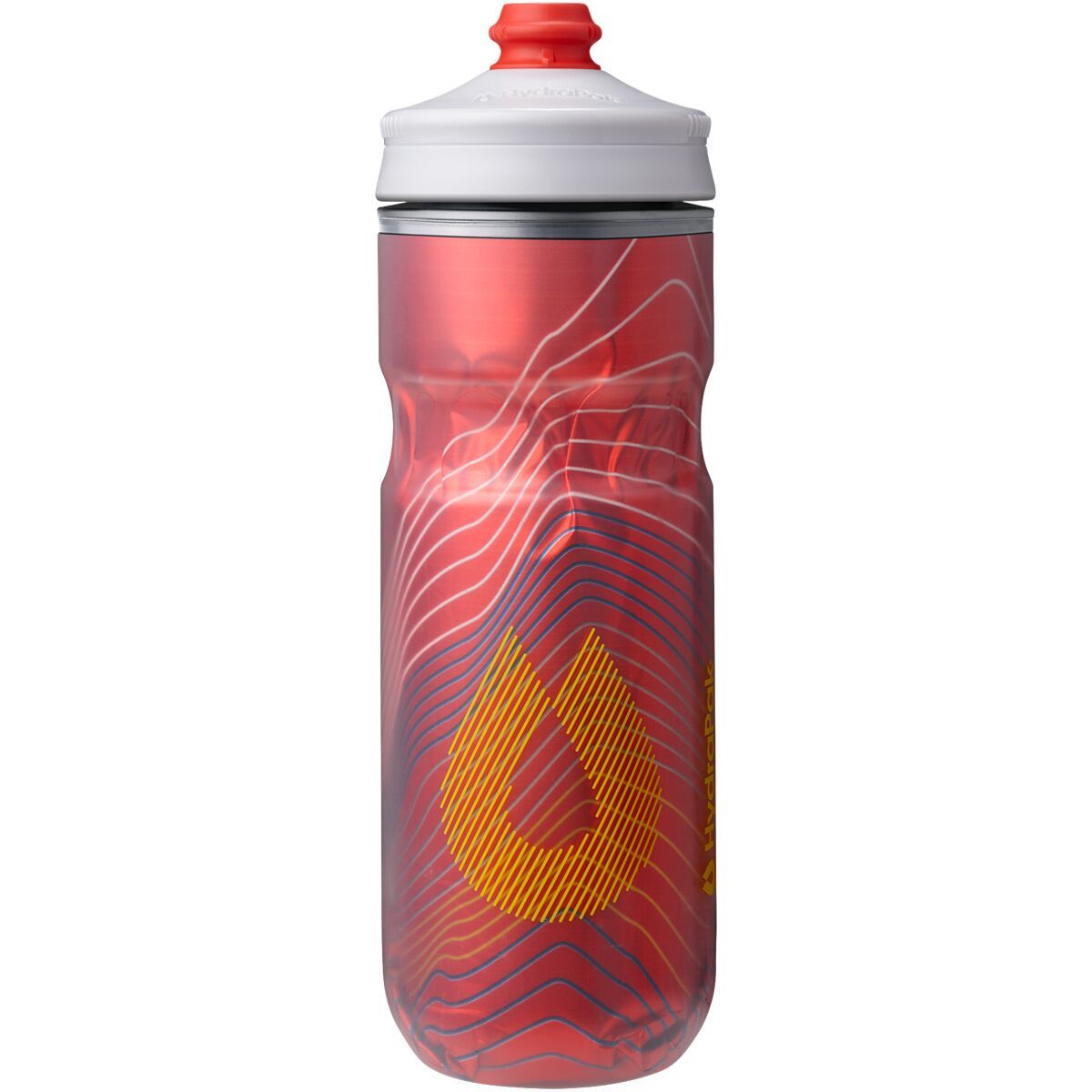 Image of Hydrapak Polar Surge Ascent 20oz Water Bottle Red, One Size