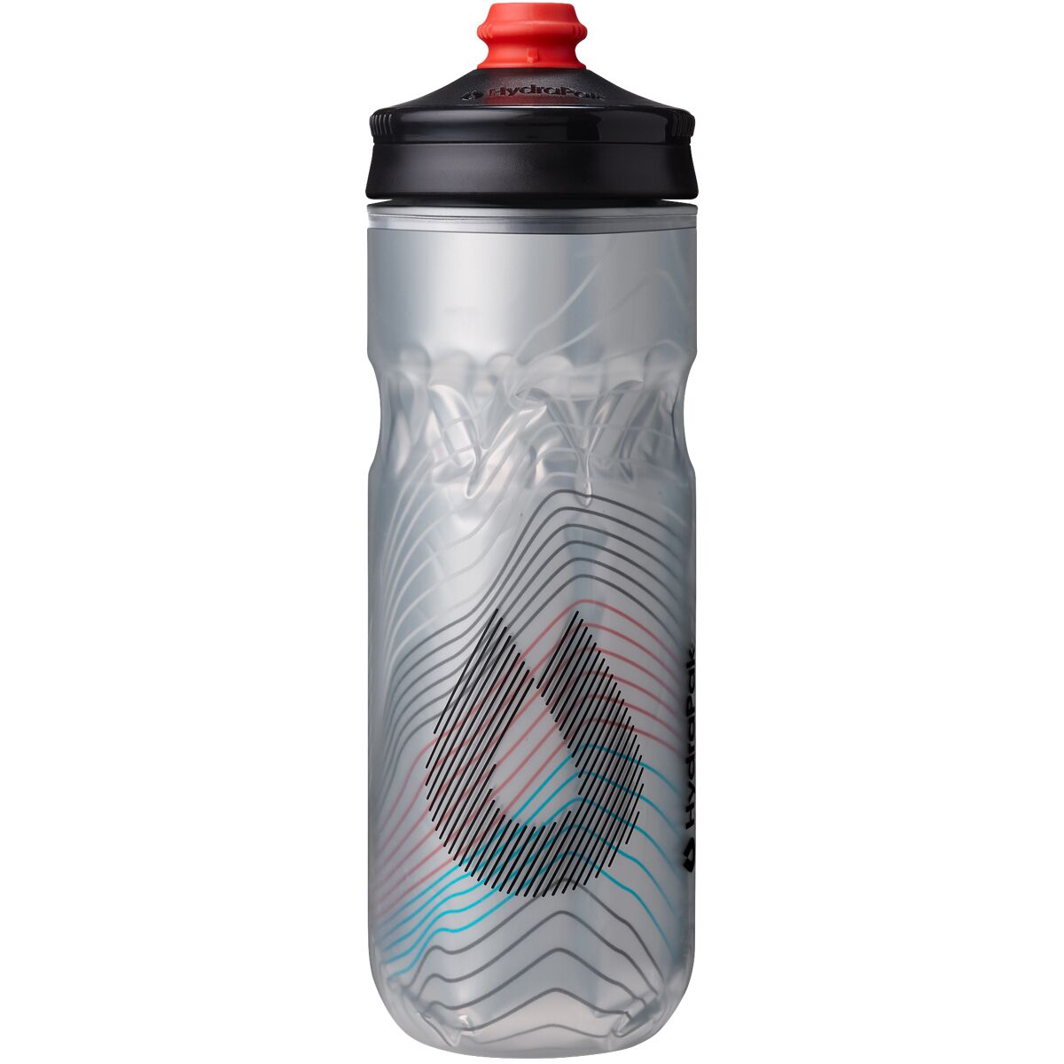 Image of Hydrapak Polar Surge Ascent 20oz Water Bottle Silver, One Size