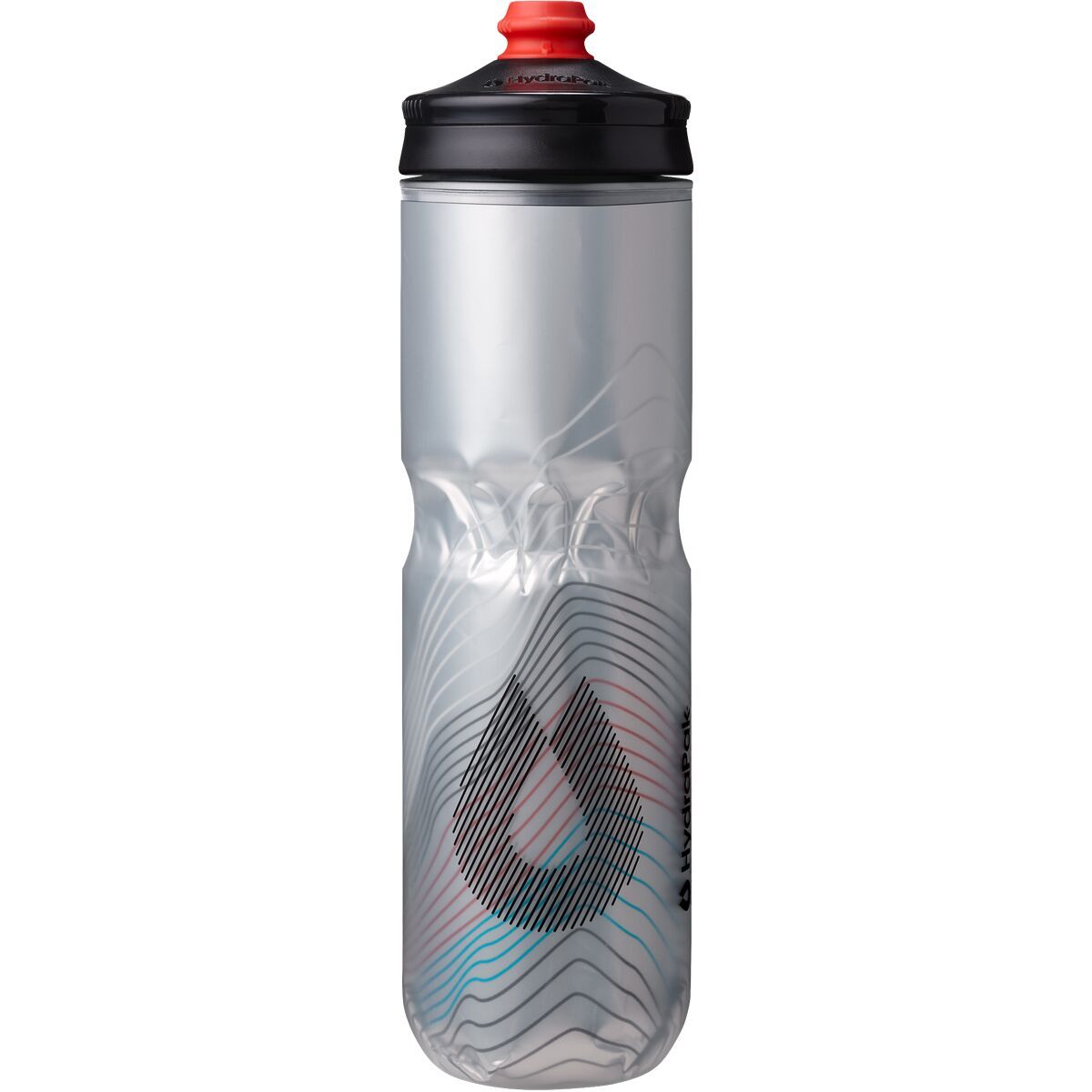 Image of Hydrapak Polar Surge Ascent 24oz Water Bottle Silver, One Size