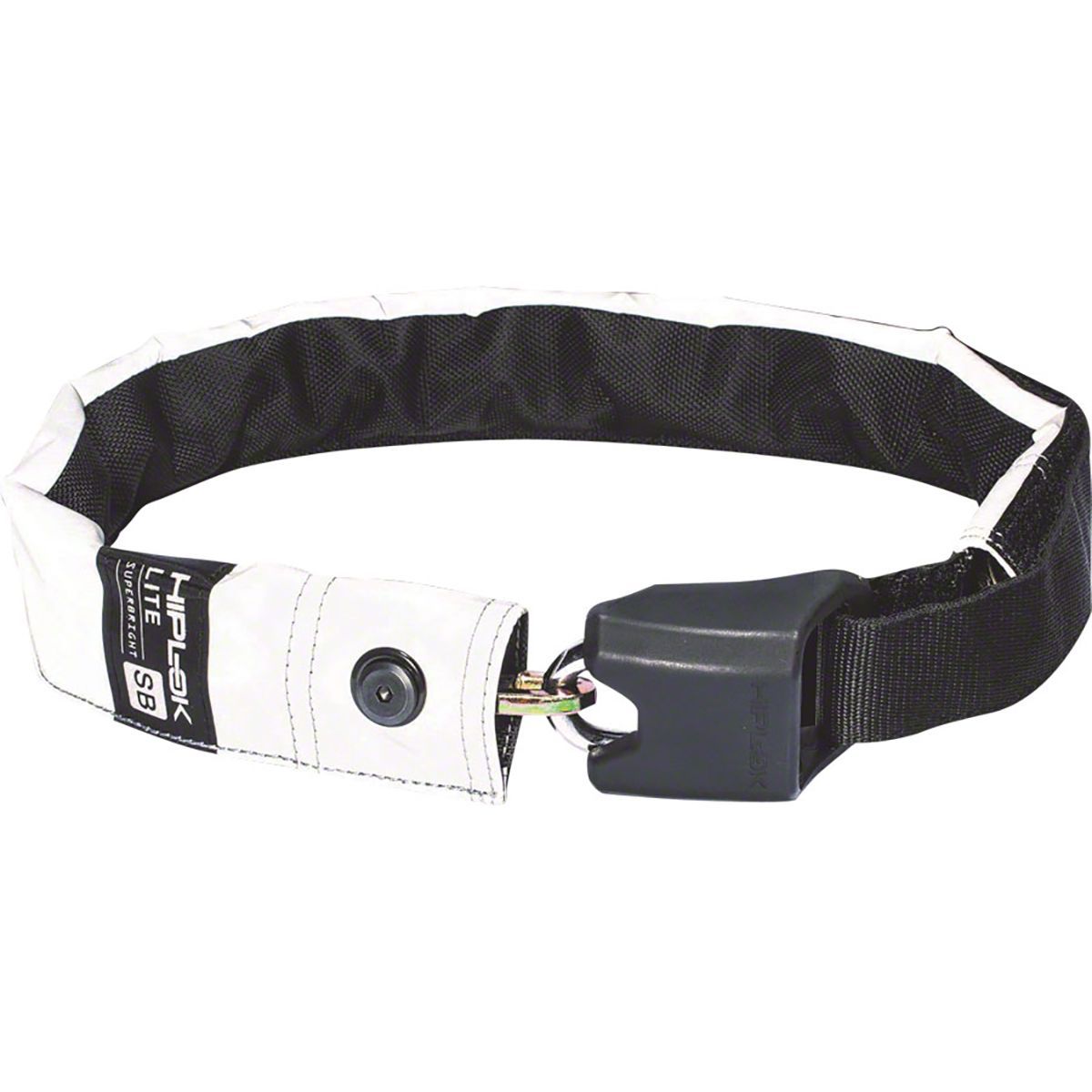 Image of Hiplok Superbright Wearable Hardened Steel Chain Lock Lite White Reflective, 6mm