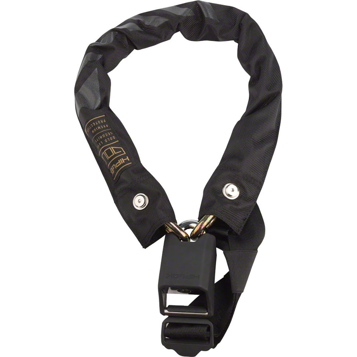 Hiplok Gold Wearable Chain Lock Superbright