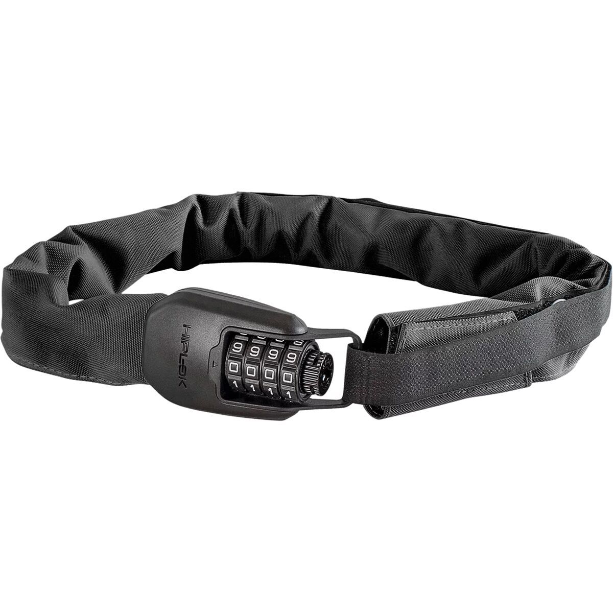 Image of Hiplok Spin Wearable Combination Chain Lock All Black, One Size